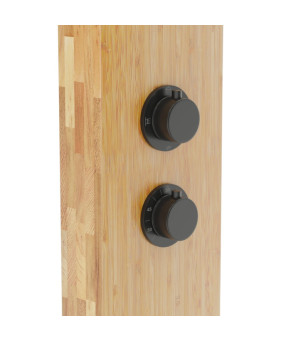 Душевая панель CORSAN BALTI 2.0 BAMBOO BLACK с термостатом (B001TBL)