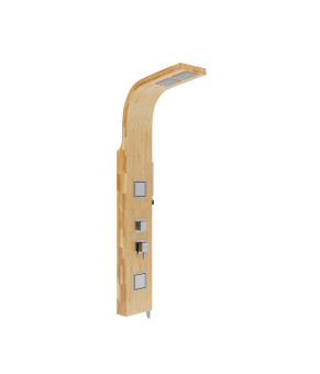 Душевая панель CORSAN BAO BAMBOO CHROME (B022MCH)