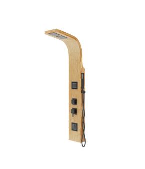 Душевая панель CORSAN BAO BAMBOO BLACK (B022MBL)