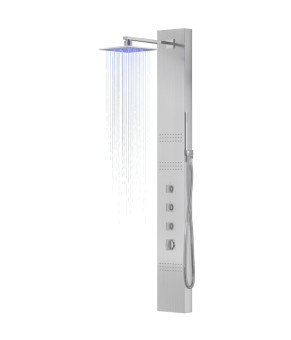Душевая панель CORSAN NEO INOX LED (S060MSLLED)
