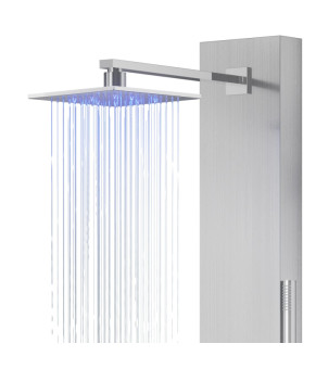 Душевая панель CORSAN NEO INOX LED (S060MSLLED)