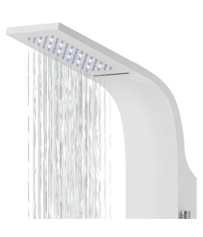Душевая панель CORSAN KASKADA WHITE LED (A014MWHLED)