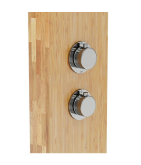 Душевая панель CORSAN BALI BAMBOO CHROME с термостатом (B231TCH)
