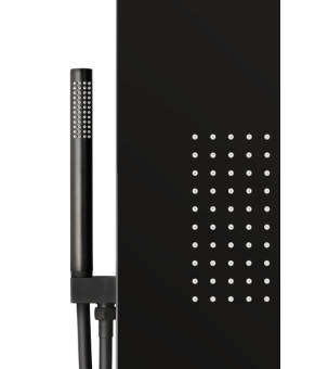 Душевая панель CORSAN DUO BLACK с термостатом (A777TBL)