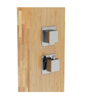 Душевая панель CORSAN BAO BAMBOO CHROME с термостатом (B022TCH)