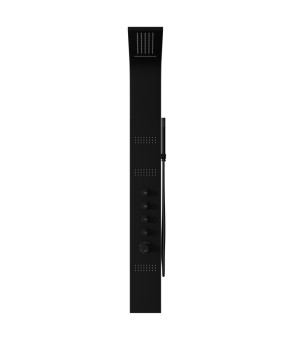 Душевая панель CORSAN KASKADA BLACK LED с термостатом (A014TBLLED)