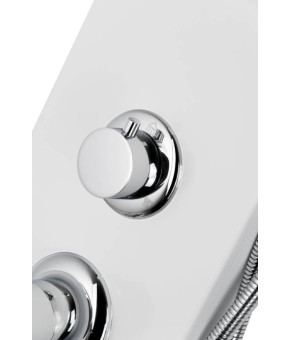 Душевая панель CORSAN ALTO WHITE LED с изливом (A017MWHLEDW)