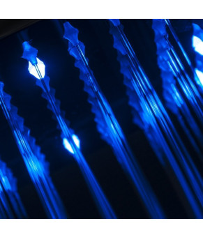 Душевая панель CORSAN KASKADA WHITE LED с изливом и термостатом (A014TWLEDW)