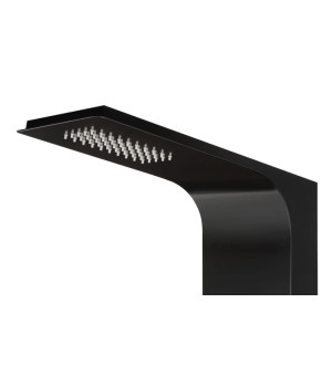 Душевая панель CORSAN DUO BLACK LED с термостатом (A777TBLLED)