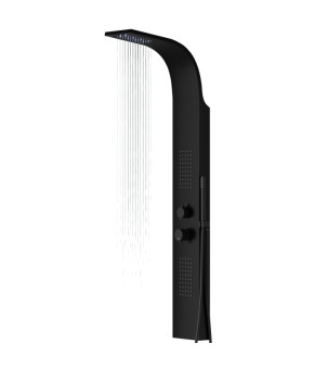 Душевая панель CORSAN FESTO BLACK LED (S046MBLLED)