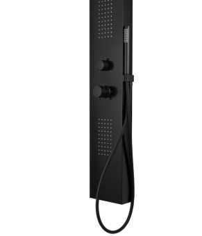 Душевая панель CORSAN FESTO BLACK LED (S046MBLLED)