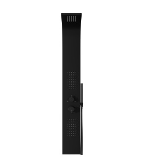 Душевая панель CORSAN FESTO BLACK LED (S046MBLLED)