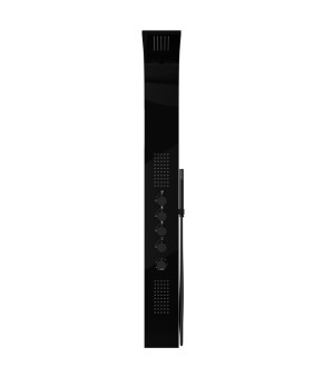 Душевая панель CORSAN SAMSARA BLACK LED с термостатом (S003TBLLED)