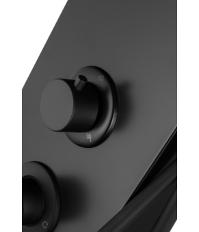 Душевая панель CORSAN ALTO BLACK с термостатом (A017TBL)