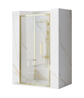 Душевая дверь REA RAPID FOLD 100 GOLD  (REA-K4130)