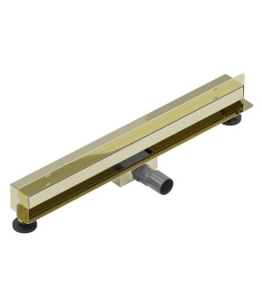 Трап для душа MEXEN FLAT 70 WALL GOLD 2в1 настенный золотой (MEX-1530070)
