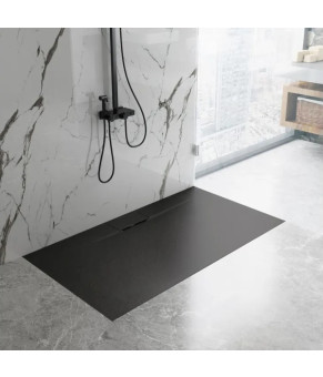 Душевой поддон REA BAZALT 80x120 LONG BLACK (REA-K3324)