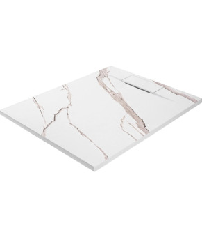 Душевой поддон REA BAZALT 80x100 CARRARA WHITE (REA-K7000)