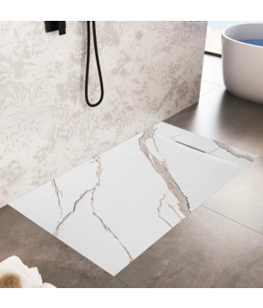 Душевой поддон REA BAZALT 80x100 CARRARA WHITE (REA-K7000)