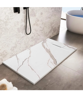 Душевой поддон REA BAZALT 90x120 CARRARA WHITE (REA-K7001)