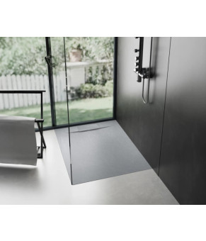 Душевой поддон REA BAZALT 90x90 GREY (REA-K4105)