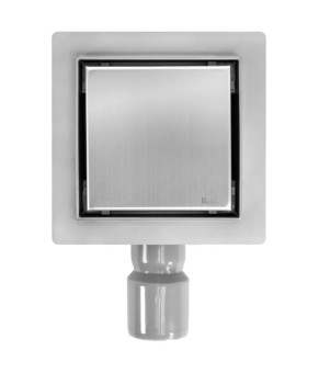 Трап для душа REA NEO 12x12 NICKIEL BRUSHED  (REA-G6206)