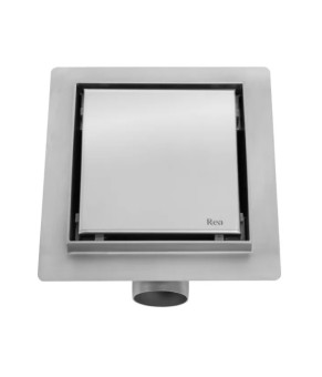 Трап для душа REA NEO 12x12 NICKIEL BRUSHED  (REA-G6206)
