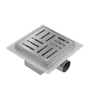 Трап для душа REA CROSS 15x15 NICKIEL BRUSHED   (REA-G6201)