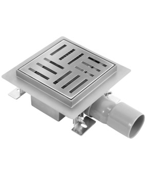 Трап для душа REA CROSS 15x15 NICKIEL BRUSHED   (REA-G6201)