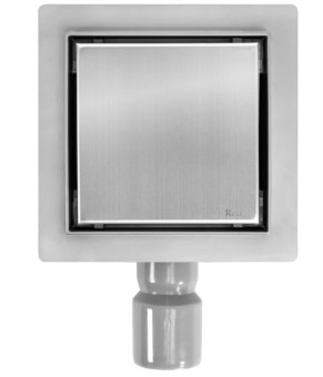 Трап для душа REA NEO 15X15 NICKIEL BRUSHED (REA-G6207)
