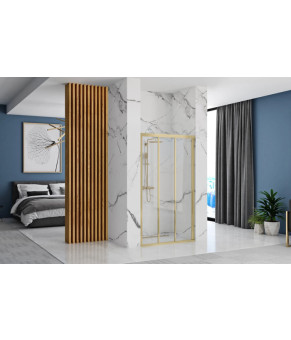 Душевая дверь REA ALEX 120 BRUSHED GOLD  (REA-K2501)