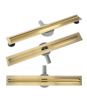Трап для душа REA NEOX 60 SLIM PRO GOLD золотой (REA-G2717)