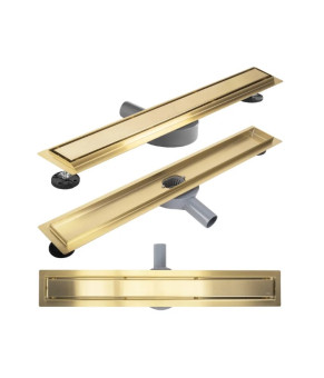 Трап для душа REA NEOX 60 PRO BRUSHED GOLD 2в1 матовое золото (REA-G2701)