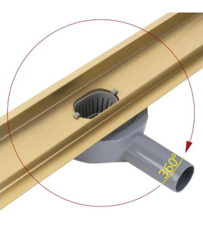Трап для душа REA NEOX 60 PRO BRUSHED GOLD 2в1 матовое золото (REA-G2701)
