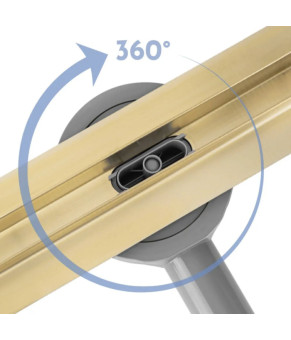 Трап для душа REA NEOX 100 SLIM PRO GOLD (REA-G5804)