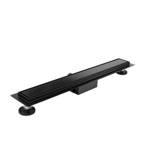 Трап для душа REA NEOX 70 BLACK 2в1 черный (REA-G6602)