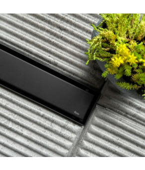 Трап для душа REA NEOX 70 PRO BLACK 2в1 черный (REA-G7802)
