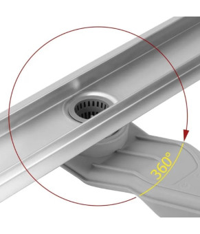 Трап для душа REA NEOX 80 SUPERFLOW BRUSHED STEEL 2в1 сталь (REA-G2707)