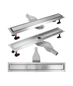 Трап для душа REA NEOX 60 SUPERFLOW BRUSHED STEEL 2в1 сталь (REA-G2705)