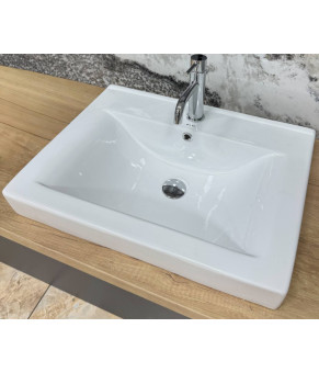 Умывальник (раковина) VBI BAGNARA 60 WHITE врезной (VBI-018062)