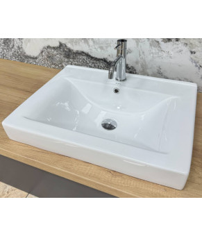 Умывальник (раковина) VBI BAGNARA 70 WHITE врезной (VBI-018063)