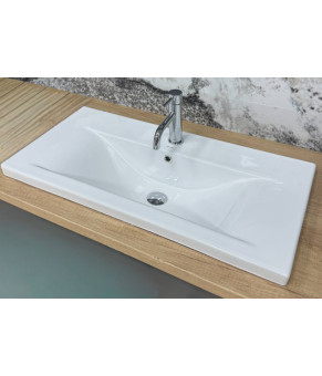 Умывальник (раковина) VBI FANUSA 80 WHITE врезной (VBI-018065)