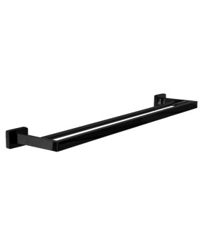 Вешалка двойная для полотенца REA ERLO 02 BLACK * (REA-06908)