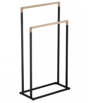 Вешалка для полотенец YOKA ZOLA BLACK BAMBOO * (P.ZOLA-2-BLK)