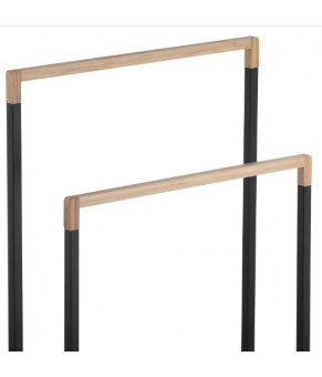 Вешалка для полотенец YOKA ZOLA BLACK BAMBOO * (P.ZOLA-2-BLK)