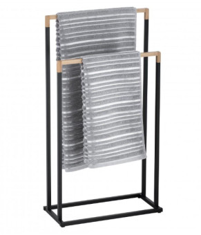 Вешалка для полотенец YOKA ZOLA BLACK BAMBOO * (P.ZOLA-2-BLK)