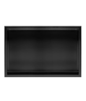 Встраиваемая полка REA 30X60 BLACK MATT с ободком (REA-05605)