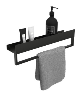 Полка для ванны REA SF01 45 BLACK MATT   (REA-06000)