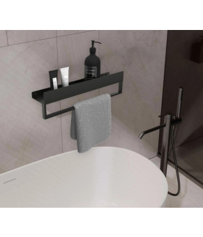 Полка для ванны REA SF01 45 BLACK MATT   (REA-06000)