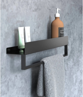 Полка для ванны REA SF01 45 BLACK MATT   (REA-06000)